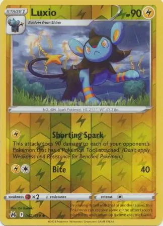 Crown Zenith Luxio #42/159 reverse holo